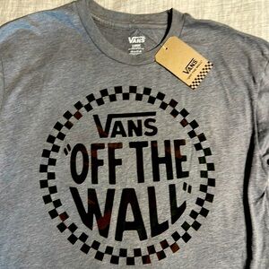 NWT Vans off the wall - men’s long sleeve t-shirt